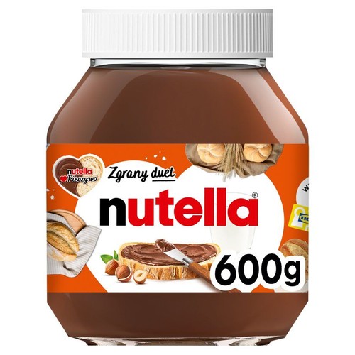 Krem do smarowania z orzechami laskowymi i kakao Nutella 600 g