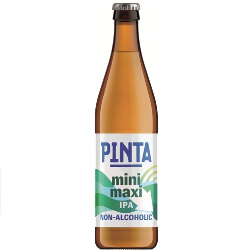 Piwo bezalkoholowe Mini-Maxi IPA alk. do 0,5% obj.

 Pinta 500 ml