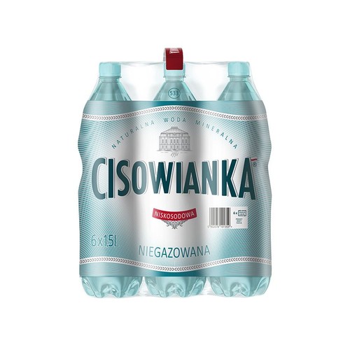Woda niegazowana Cisowianka 6 x 1,5 l