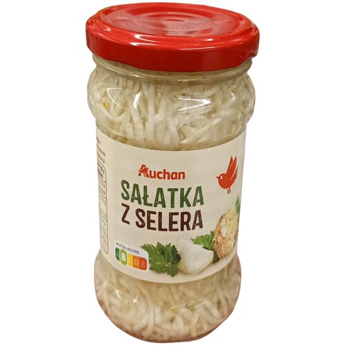 Sałatka z selera seler krojony marynowany Auchan 270/160 g