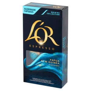 Kawa mielona Espresso Papua New Guinea  L'OR 10 kapsułek