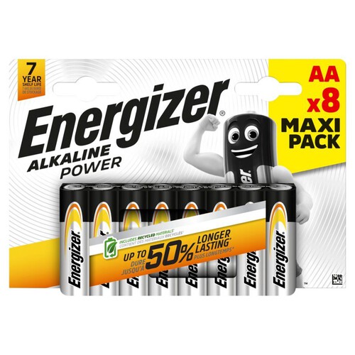 Baterie ALKALINE POWER AA E91 R6/8 szt. Energizer 8 sztuk