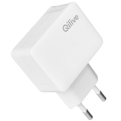Ładowarka sieciowa 1xUSB 2,4A 12W biała Qilive 1 sztuka
