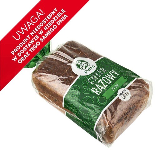 Chleb razowy żytni Putka 500 g