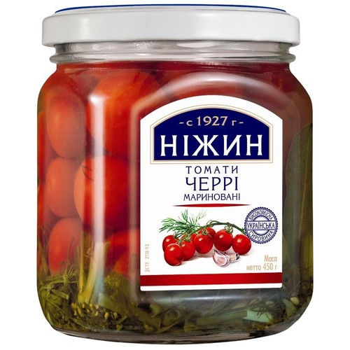 Pomidory marynowane “Cherry”   Niżyn 450 g