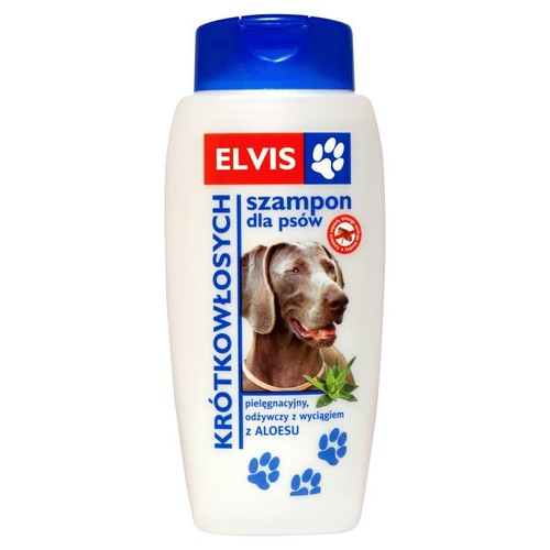 Szampon dla psów krótkowłosych w wyciągiem z aloesu Elvis 300 ml