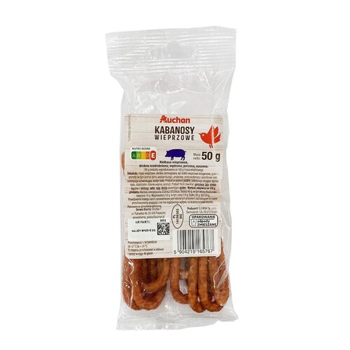 Kabanosy wieprzowe Auchan 50 g 