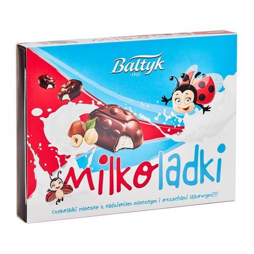 Czekoladki mleczne Milkoladki Bałtyk 110 g
