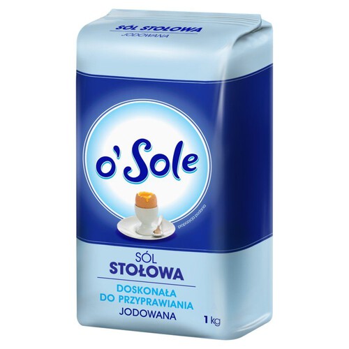 Sól stołowa, spożywcza, jodowana Osole 1 kg