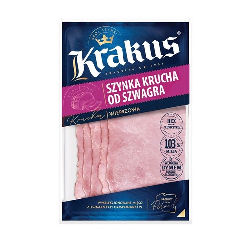 Szynka krucha od szwagra Krakus 120 g