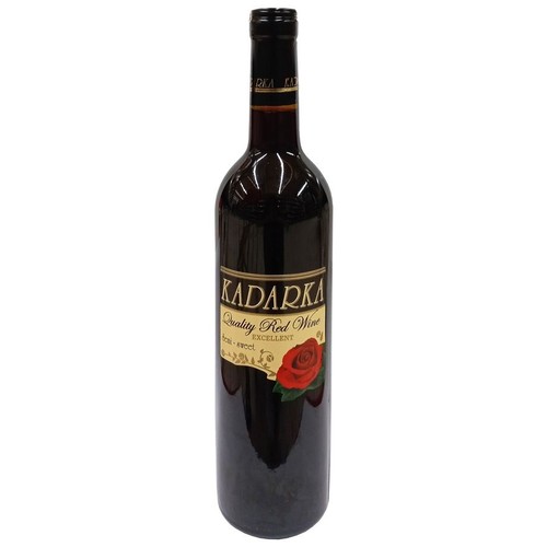 Wino bułgarskie czerwone półsłodkie alk. 11,0% obj. Kadarka 750 ml