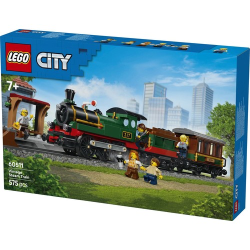 City Retro pociąg z lokomotywą parową 60511 LEGO 1 sztuka