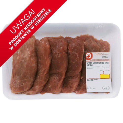 Szynka wieprzowa bez kości sznycel Auchan na wagę ok. 400 g