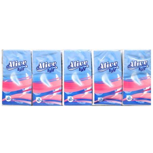 Chusteczki higieniczne 2 warstwowe Alice 10 sztuk