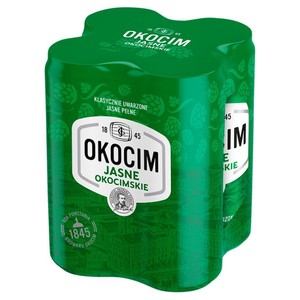 Premium Pils piwo jasne pełne alk. 5% obj.  Okocim 2 l