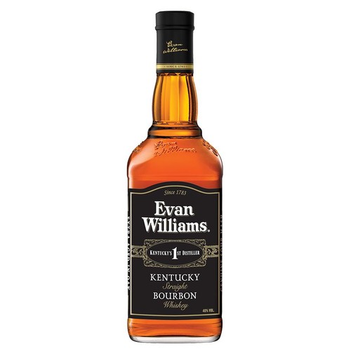 Zestaw whiskey amerykańska Kentucky Bourbon alk. 40,0% obj. + szklanka Evan Williams 700 ml