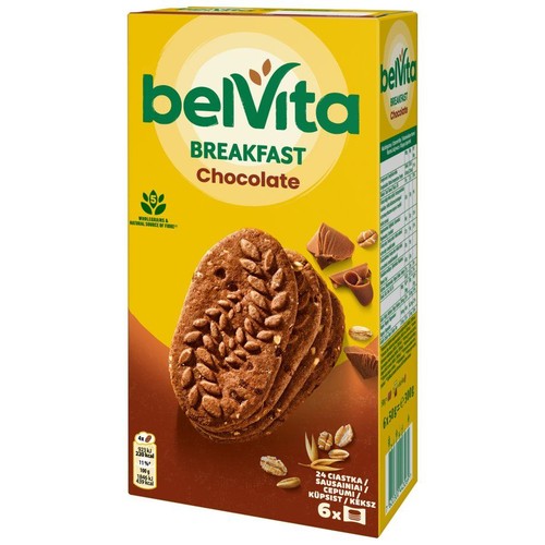 Ciastka zbożowe kakao czekolada belVita 300 g