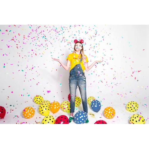 Tuba z konfetti 20cm (1 op. / 1 szt.) PartyDeco 1 sztuka