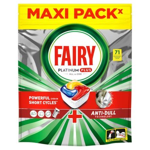 Kapsułki do zmywarki Platinum Plus All in One Anti-dull FAIRY 71 kapsułek