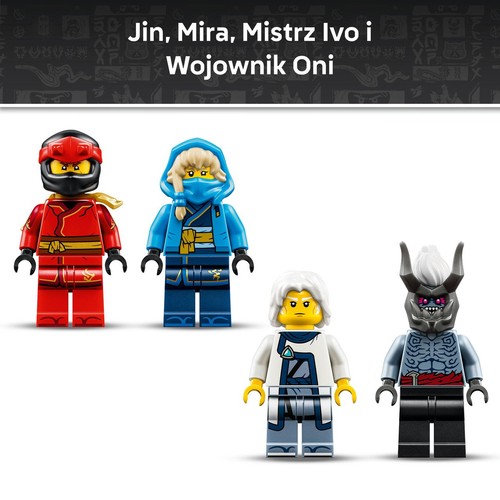 NINJAGO Bitwa o Smocze Ostrze, dekoracja 71871 LEGO 1 sztuka