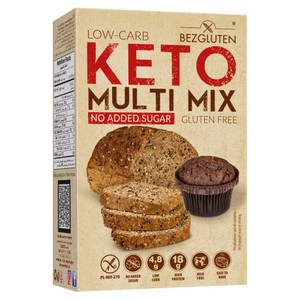 Mieszanka do wypieku chleba keto bez glutenu Bezgluten 252 g