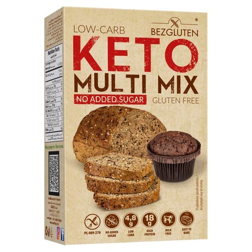 Mieszanka do wypieku chleba keto bez glutenu Bezgluten 252 g