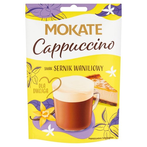 Cappuccino o smaku sernika waniliowego Mokate 40 g