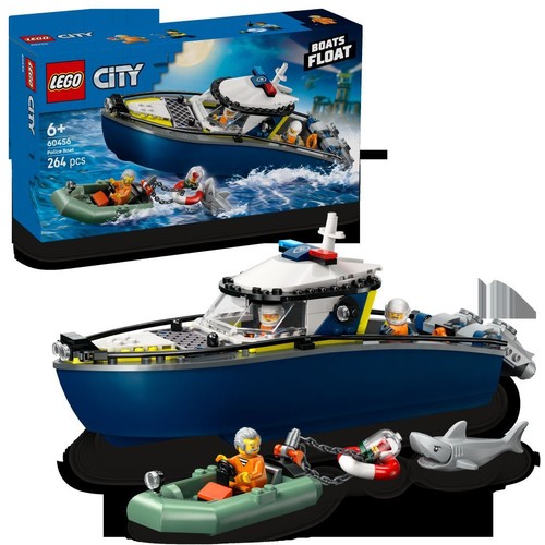 City Pościg łodzią policyjną 60456 LEGO 1 sztuka