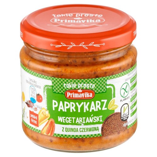 Paprykarz wegetariański z czerwoną quinoa  Primavika 160 g