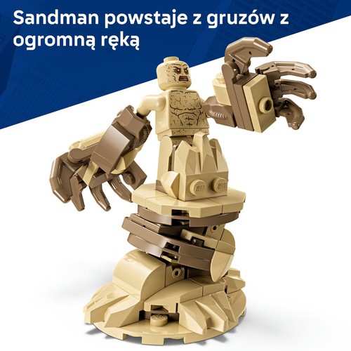 Marvel Epicka bitwa: Spider-Man kontra Sandman 76334 LEGO 1 sztuka