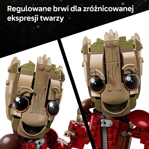 Zabawka Marvel Groot w stroju Ravagera 76341 LEGO 1 sztuka