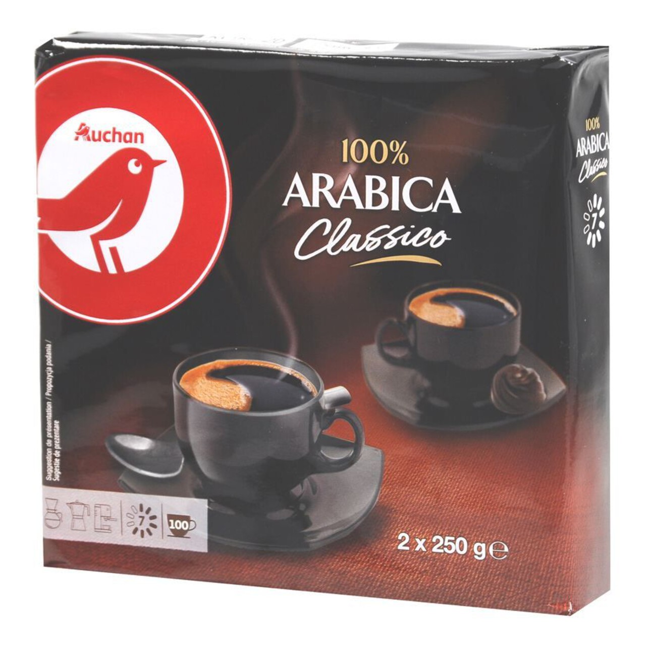 Kawa Arabica Classico Auchan 2 x 250 g
