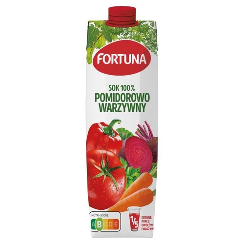 Sok warzywny 100% Fortuna 1 l
