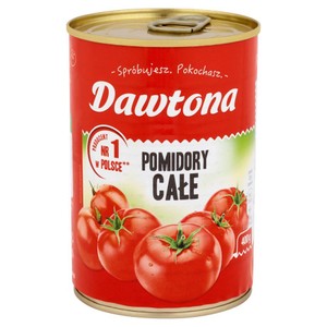 Pomidory całe bez skórki Dawtona 400 g