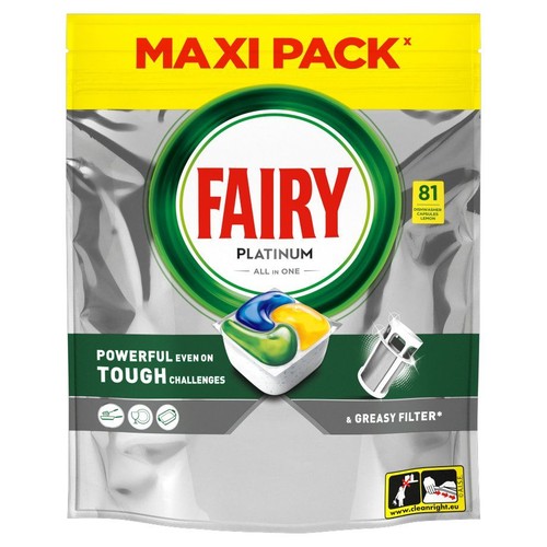 Kapsułki do zmywarki Platinum All in One FAIRY 81 kapsułek