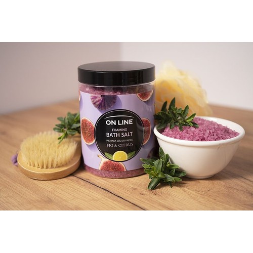 Pieniąca sól do kąpieli Fig & Citrus ON LINE 1.2 kg