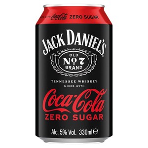 Drink alkoholowy whiskey z Coca-Cola Zero alk. 5,0% obj. Jack Daniel's 330 ml