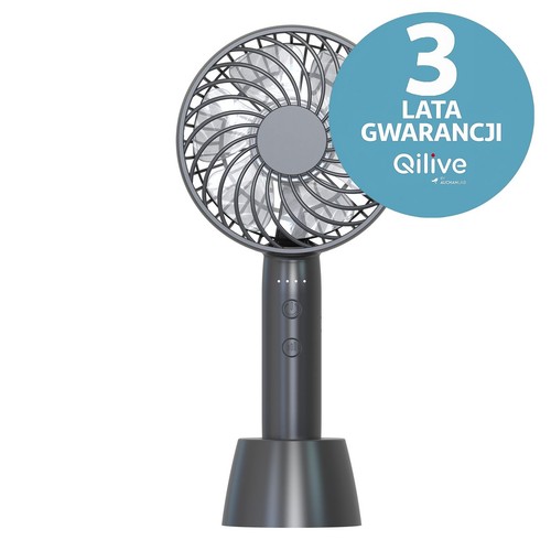 Wentylator ręczny Q.6746 czarny Qilive 1 sztuka