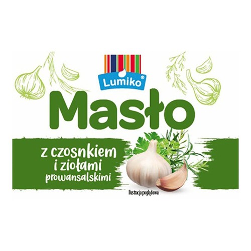 Masło z czosnkiem i ziołami prowansalskimi Lumiko 100 g