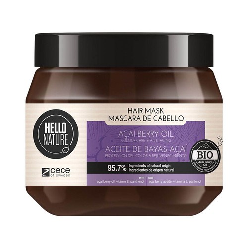 Maska do włosów Acai Berry Oil HELLO NATURE 250 ml
