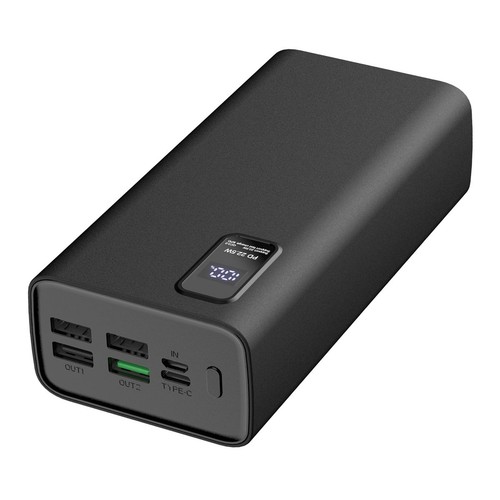 Powerbank 30000mAh Polymer PD 20W QC 3.0 z wyświetlaczem LED Platinet 1 sztuka