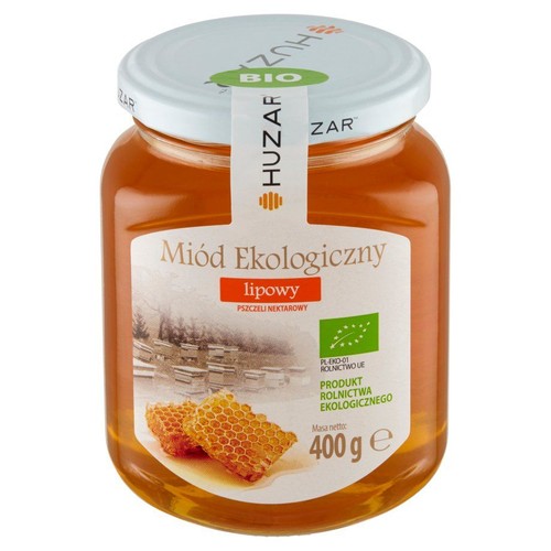 BIO Miód ekologiczny lipowy Huzar 400 g