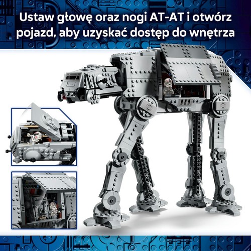Star Wars AT-AT Resztek Imperium i INT-4 75454 LEGO 1 sztuka