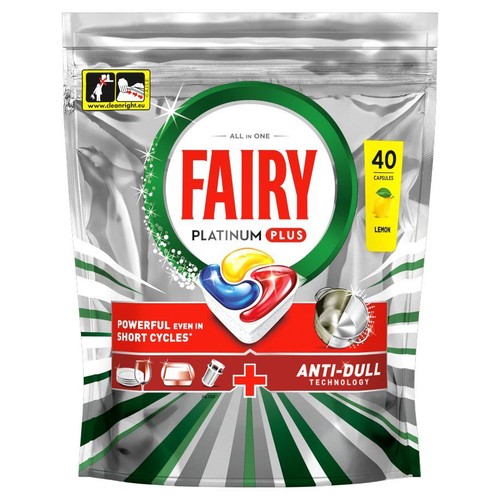 Tabletki do zmywarki Platinum Plus Anti-Dull FAIRY 40 tabletek