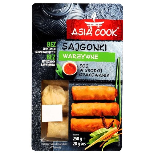 Sajgonki warzywne Asia Cook 278 g
