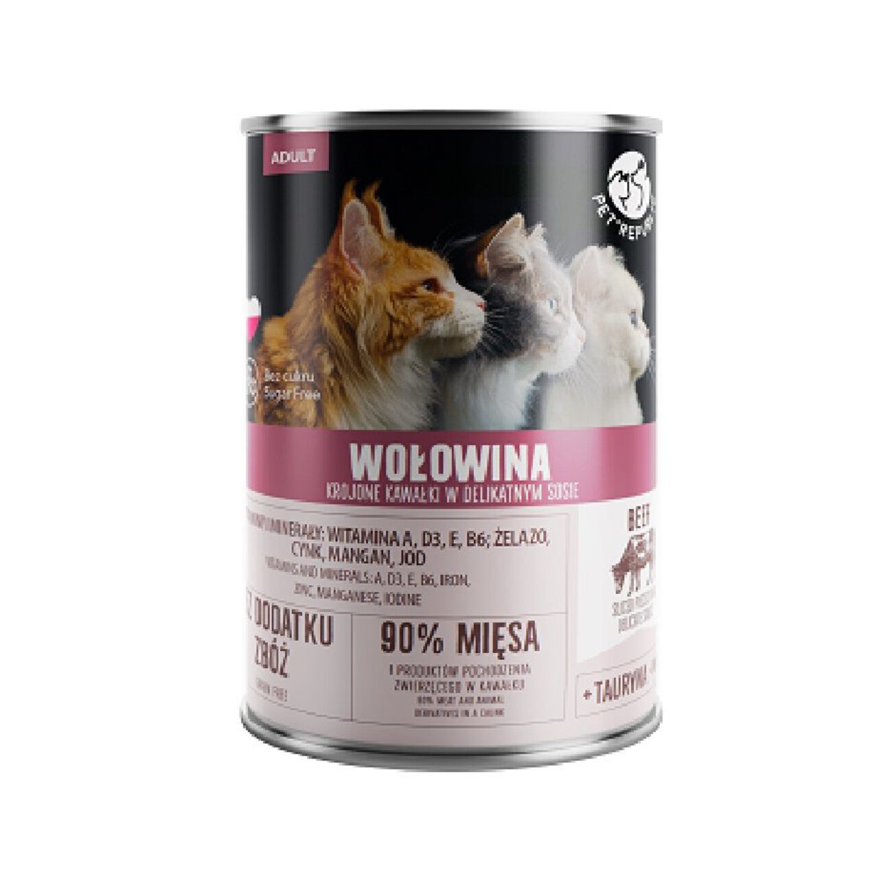 Karma mokra kawałki wołowiny w sosie Pet Republic 400 g