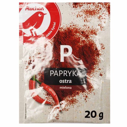 Papryka ostra mielona Auchan 20 g 