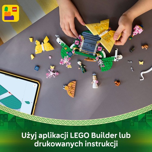 Wicked Dzień ślubu Glindy 75688, zabawka z motylami, do odgrywania ról LEGO 1 sztuka