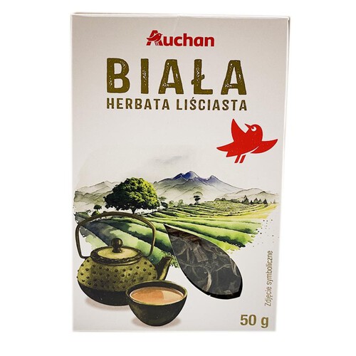 Herbata biała liściasta Auchan 50 g