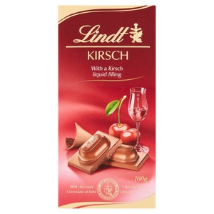 Czekolada mleczna z nadzieniem z likierem Kirsch Lindt 100 g